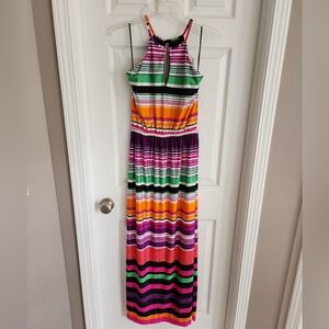 Venus Mulitcolor Maxi Dress Size S
